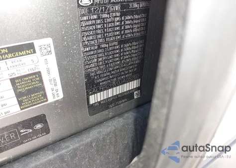 2018 Land Rover Discovery Hse из США, поврежденный, VIN SALRR2RV0JA052501